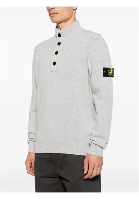 maglione collo alto uomo grigio STONE ISLAND | K2S15 5100040 S00A3V0M64